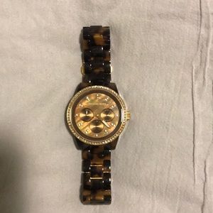 Tortoise Shell Michael Kors Watch
